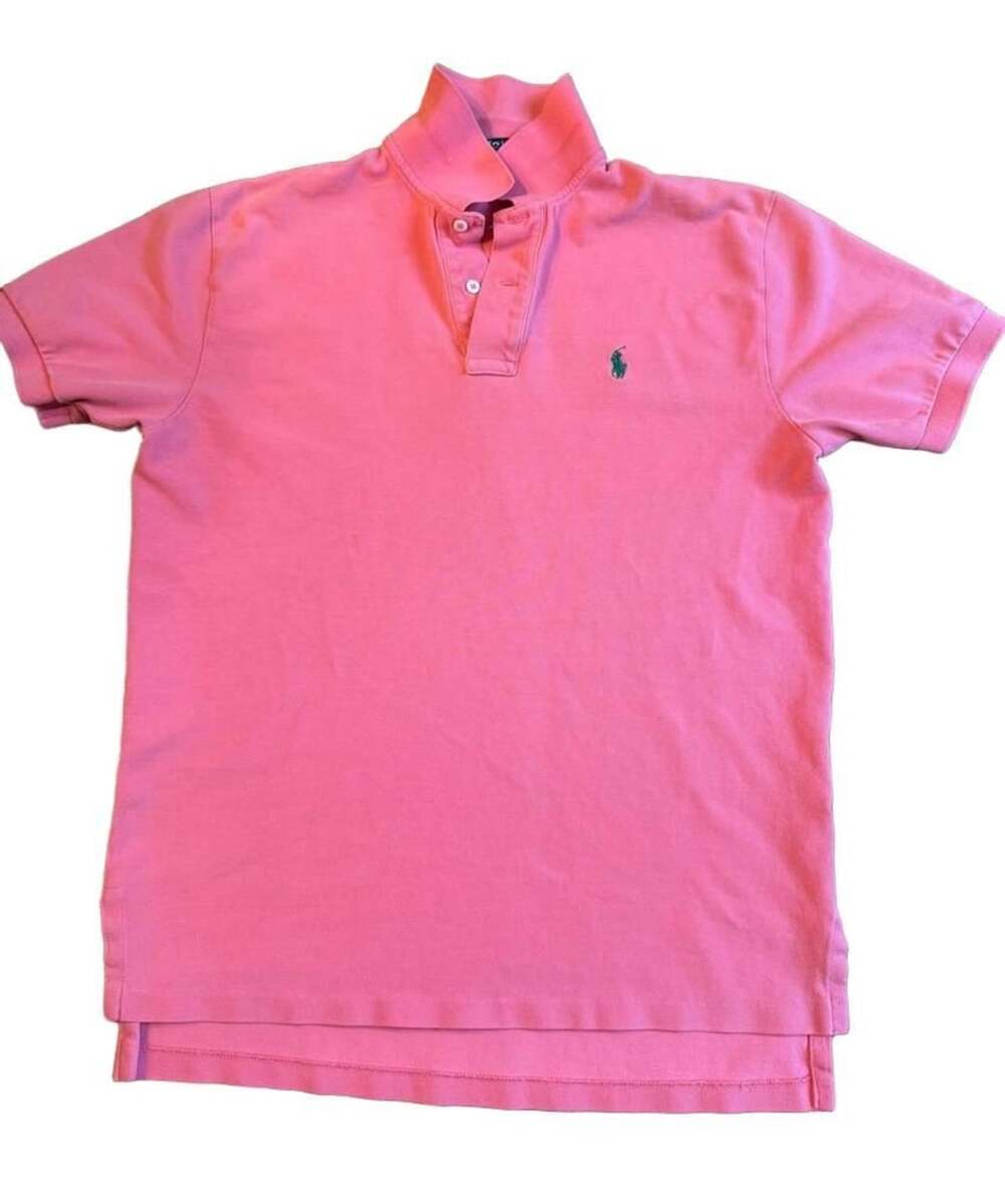 Polo Ralph Lauren Polo Shirt Size M Pink Cotton